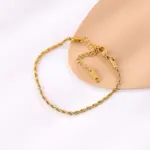 Βραχιόλι Αλυσιδάκι Twist Bracelet - Χρυσό - Image 3
