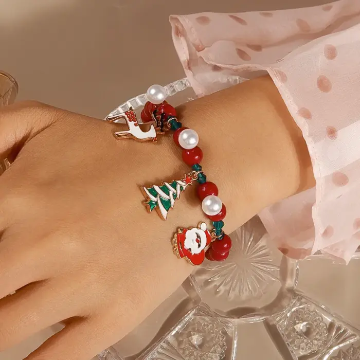 Βραχιόλι Christmas Pearl Details - Image 2