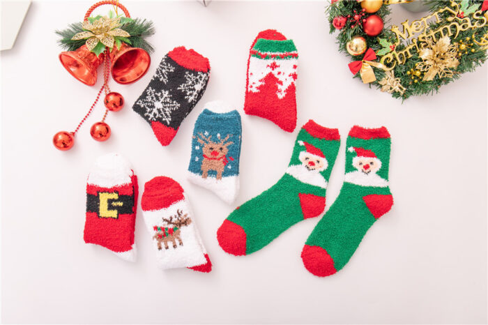 Κάλτσες Χριστουγεννιάτικες Snowflakes - Image 3