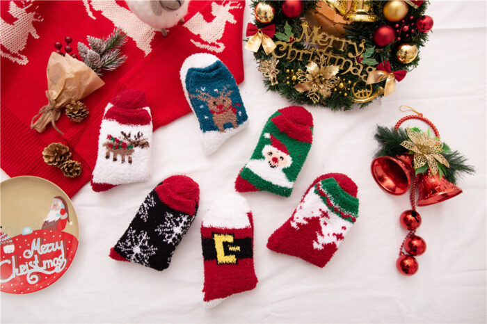 Κάλτσες Χριστουγεννιάτικες Snowflakes - Image 2