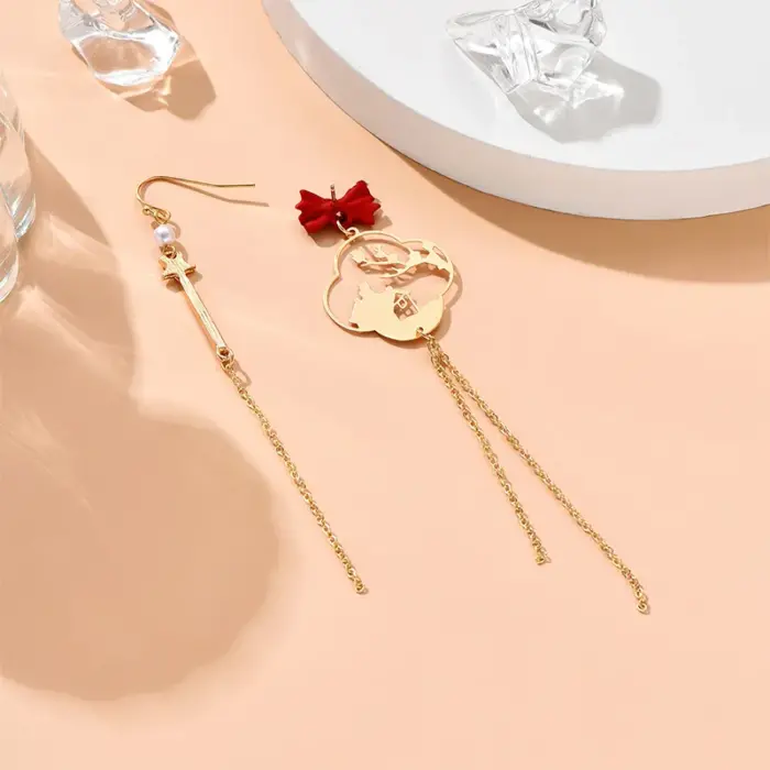 Σκουλαρίκια Κρεμαστά Christmas - Χρυσό - Image 2