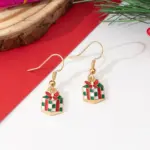 Σκουλαρίκια Χριστουγεννιάτικα Gift Multicolor - Χρυσό - Image 2