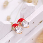 Σκουλαρίκια Christmas Hat & Diamond