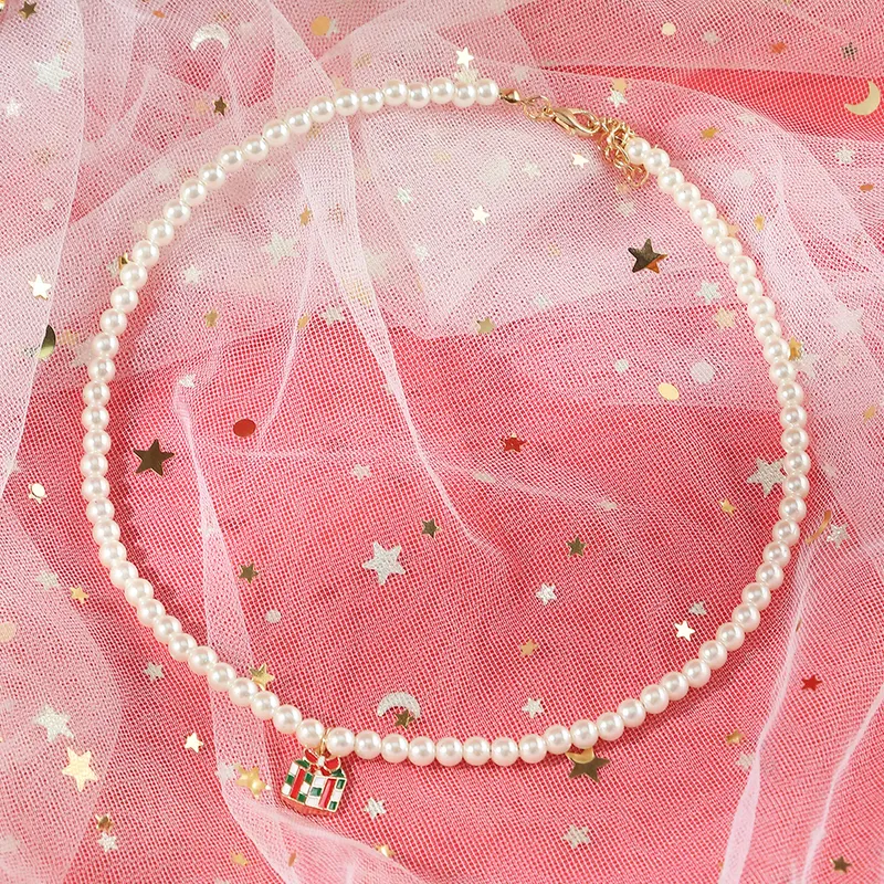 kosmimata-xristougenna-dwro-kolie-xmas-kosmima-online (9) Κολιέ Christmas Pearl - Gift - Image 1