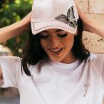 Καπέλο Jockey Butterfly - Ροζ