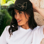 Καπέλο Jockey Butterfly - Μαύρο