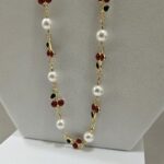 Κολιέ Με Κερασάκια και Περλίτσες