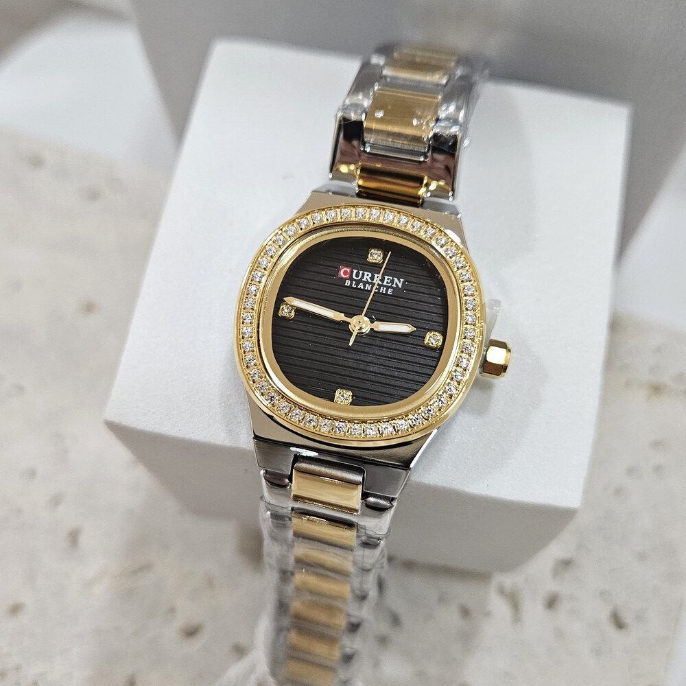 ROLOI-GUNAIKEIO-KOSMIMA-ONLINE (1) Ρολόι Μπρασελέ Zarin - Δίχρωμο - Image 1