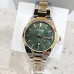 Ρολόι Μπρασελέ Laura - Δίχρωμο με Πράσινο Εσωτερικό