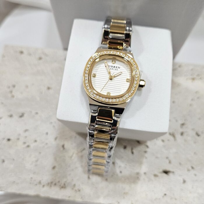 Ρολόι Μπρασελέ Aura - Δίχρωμο - Image 2