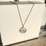 Κολιέ Circle Eye - Ασημί