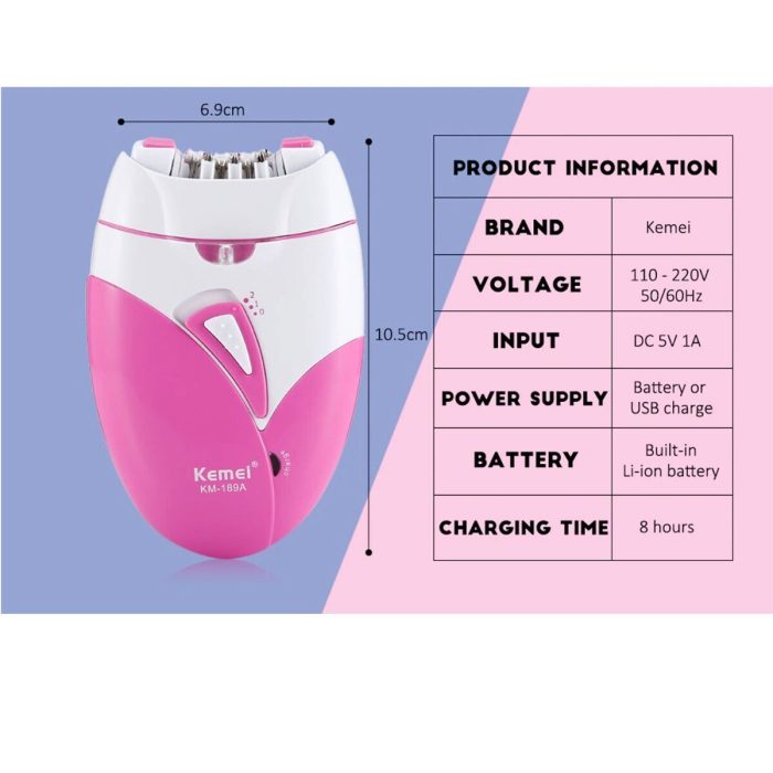 Αποτριχωτική Μηχανή Epilator για Σώμα Kemei - Image 2