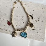 Βραχιόλι Αλυσιδάκι Blue Bag - Χρυσό