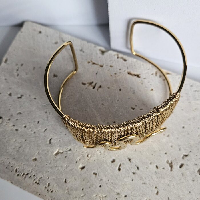 Βραχιόλι Σταθερό Snake - Χρυσό - Image 2