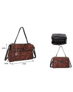 Τσάντα ώμου BTB0023 - Καφέ - Image 2