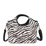 Τσάντα χειρός BTB0025 - Ασπρο/Μαύρο