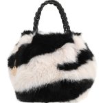 Γούνινη τσάντα χειρός XY-2403 - Ασπρο