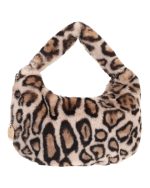 Γούνινη τσάντα ώμου μικρή XY-2412 - Animal Print