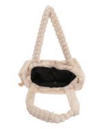 Γούνινη τσάντα XY2413 - Μπέζ - Image 3