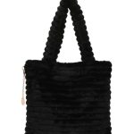 Γούνινη τσάντα XY2413 - Μαύρο