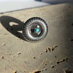 Δαχτυλίδι Ρυθμιζόμενο Zagre Circle Με Μπλε Πετράδι - Ασημί