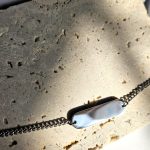 Βραχιόλι Αλυσίδα Πλακέτα - Ασημί