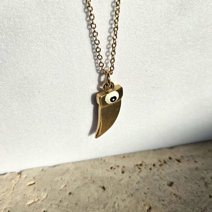 Κολιέ Teeth Eye - Χρυσό - Image 2