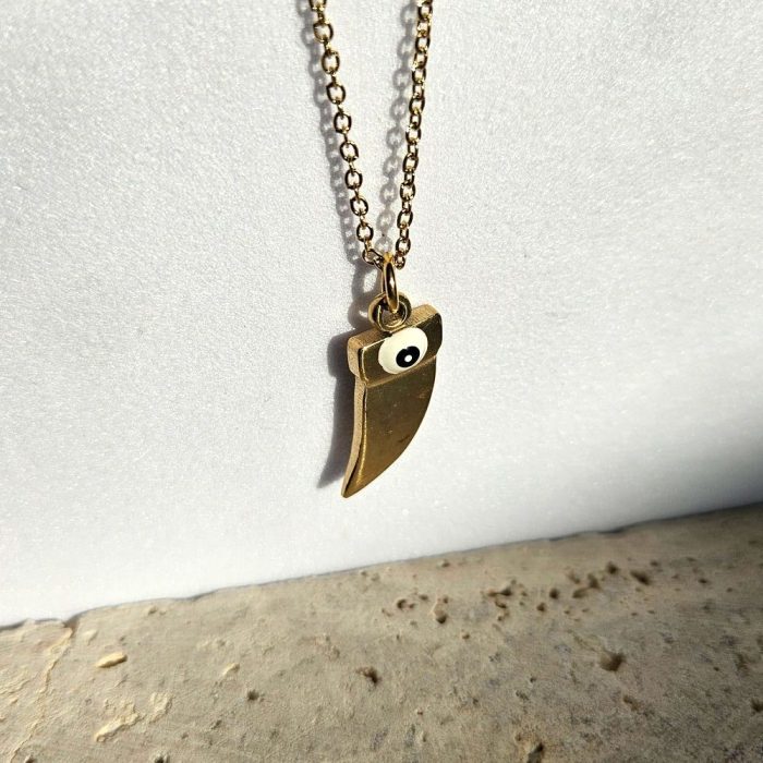 Κολιέ Teeth Eye - Χρυσό - Image 2