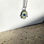 Κολιέ Hand Eye - Ασημί