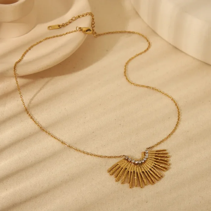 Κολιέ Rise Sun - Χρυσό - Image 2