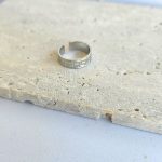 Δαχτυλίδι Σεβαλιέ Ρυθμιζόμενο Nauto - Ασημί