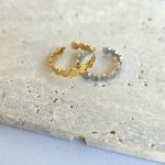 Δαχτυλίδι Σεβαλιέ Ρυθμιζόμενο Moby - Ασημί - Image 2