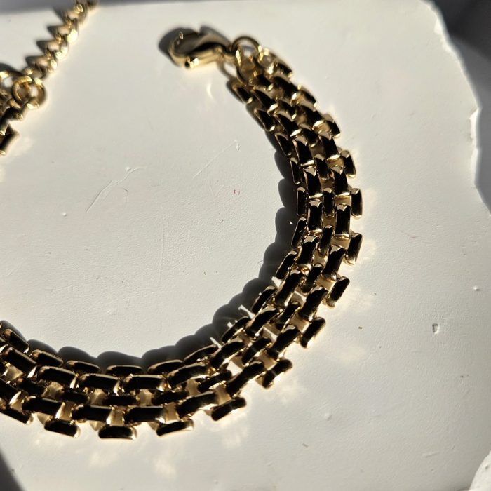 Βραχιόλι Αλυσιδάκι Τριπλό - Χρυσό - Image 2