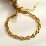 Βραχιόλι Fat Chain - Χρυσό