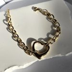 Βραχιόλι Αλυσιδάκι με Καρδιά - Χρυσό