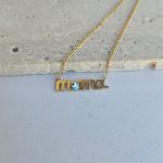 Κολιέ Mama με ματάκι - Χρυσό