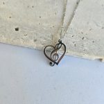 Κολιέ Heart Note - Ασημί - Image 2