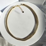 Κολιέ με Αλυσίδα Κυκλική - Χρυσό - Image 2