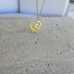 Κολιέ Heart Note - Χρυσό