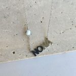 Κολιέ Νονά με Ματάκι - Ασημί