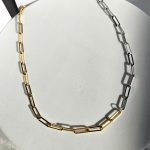 Κολιέ Αλυσίδα Δίχρωμη