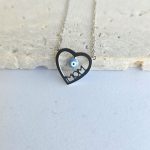 Κολιέ Heart Mom - Ασημί - Image 2