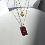 Κολιέ Διπλό Αλυσιδάκι Μοοn - Χρυσό - Image 2