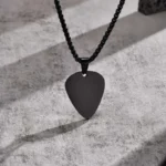 Κολιέ Με Δυνατότητα Χάραξης Πένα - Μαύρο