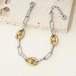 Βραχιόλι Αλυσιδάκι Hug Balls - Δίχρωμο