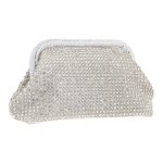 Τσάντα φάκελος clutch MD2526 - Ασημί