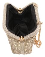 Τσάντα φάκελος clutch MD2526 - Χρυσό - Image 3