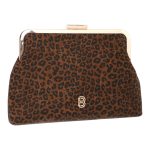 Τσάντα φάκελος clutch MD2518 - Καφέ