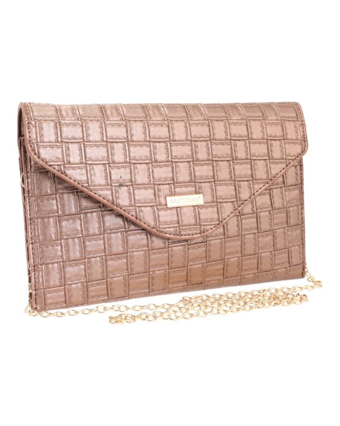 Τσάντα φάκελος clutch MD2525 - Ρόζ - Image 2