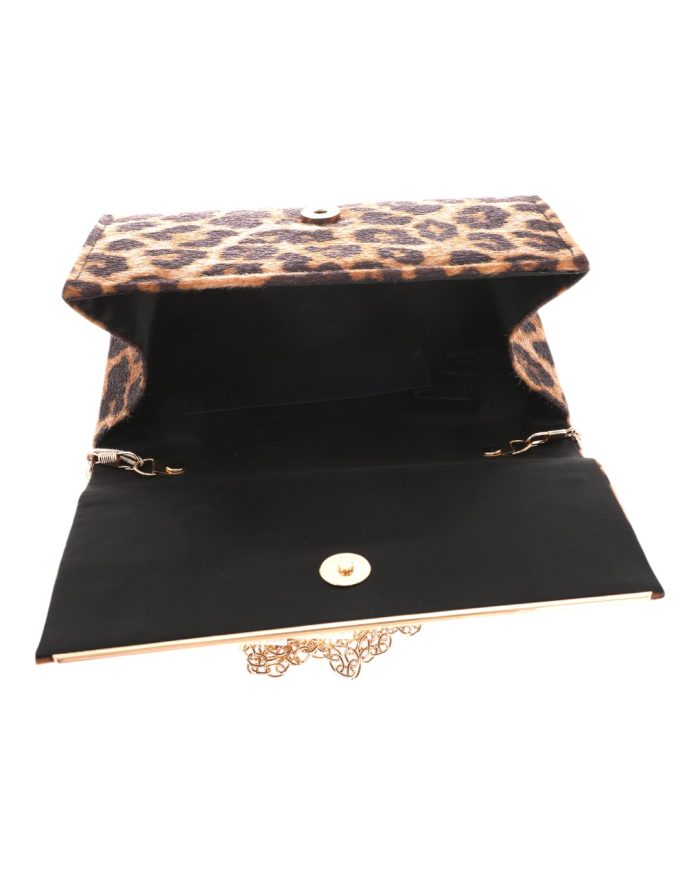 Τσάντα φάκελος clutch MD2517 - Κάμελ - Image 4